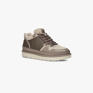 Ugg Highland Leather Women Sneakers Grey (1083OVWAH)